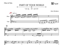 「PART OF YOUR WORLD（リトル・マーメイド）」オーボエ＆チューバ二重奏[MM3.5]