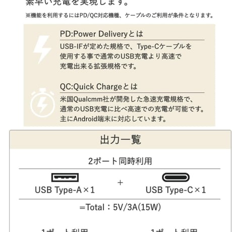 【節電スイッチ付き】【急速充電PD30W対応】 全3色 AC3個⼝  PD30W USB- C/A  1m/2m