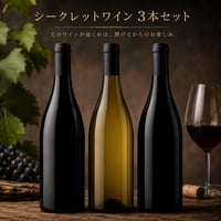 シークレットワイン3本セット【お値打ち】