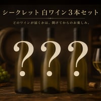シークレット 白ワイン3本セット【お値打ち】