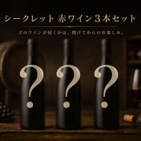 シークレット 赤ワイン3本セット【お値打ち】