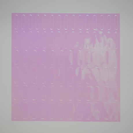 CUT AURORA OVAL/RECTANGLE/STRIPE PINK×GREEN