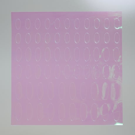CUT AURORA OVAL/RECTANGLE/STRIPE PINK×GREEN