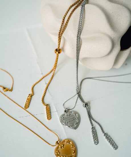 just as you are. original heart necklace