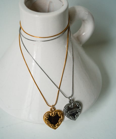 just as you are. original heart necklace