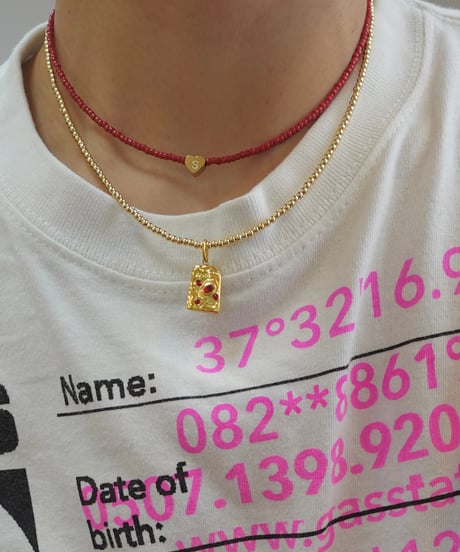 topazz initial necklace
