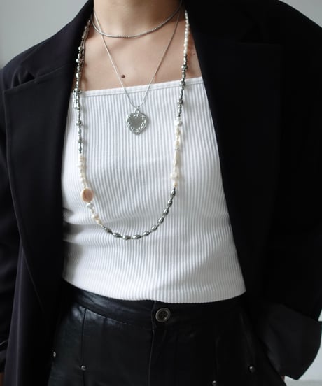 just as you are. original heart necklace