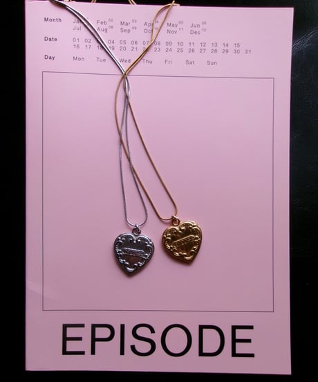 just as you are. original heart necklace