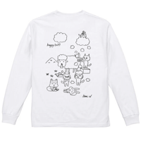 ロングスリーブTシャツ！【限定販売！】　みんなで2027年を！開運ステッカー 付き
