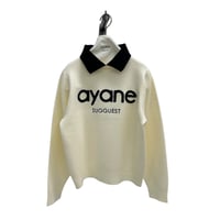 【ayane】ステンカラーロゴニット