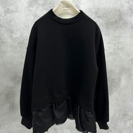 【ayane】裾シアードッキングカットソープルオーバー