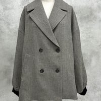 【ayane】MIX TWEED テーラードジャケット