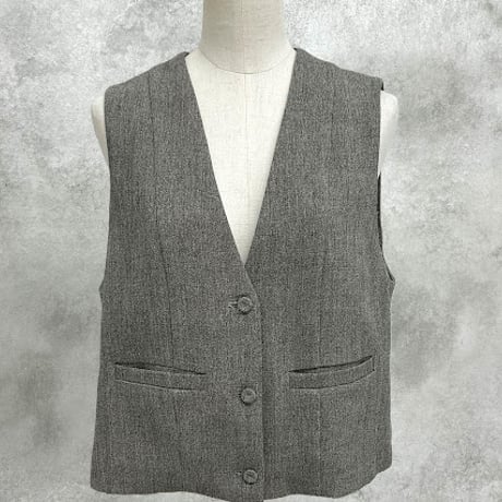 【ayane】MIX TWEED ベスト