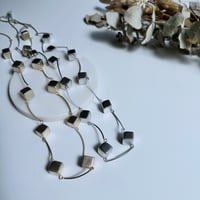 【charmaer】キューブロングネックレス