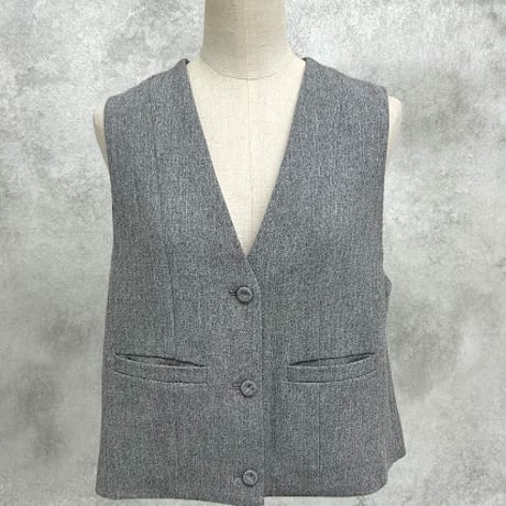 【ayane】MIX TWEED ベスト