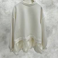 【ayane】裾シアードッキングカットソープルオーバー