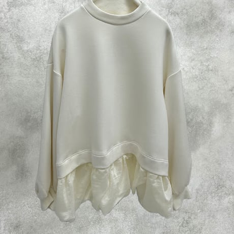 【ayane】裾シアードッキングカットソープルオーバー