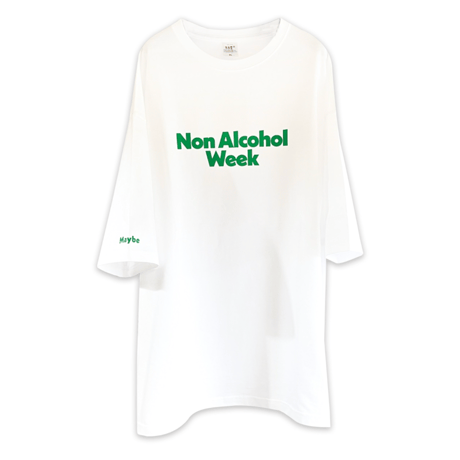 "ノンアルウィーク" WIDE T-SHIRT