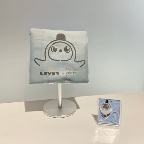 【LOVOTグッズ２点セット】LOVOTコラボデザインエコバッグ（ニュアンスグリーン）＋LOVOTアクスタのセット
