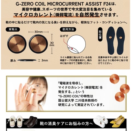 G-ZERO COIL　MICROCURRENT ASSIST F24