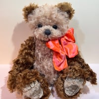 Classic Roar 32cm｜鳴くハンドメイドテディベア・グロワラー入り｜ツートンモヘア・肉球｜Teddy Bear JIJI