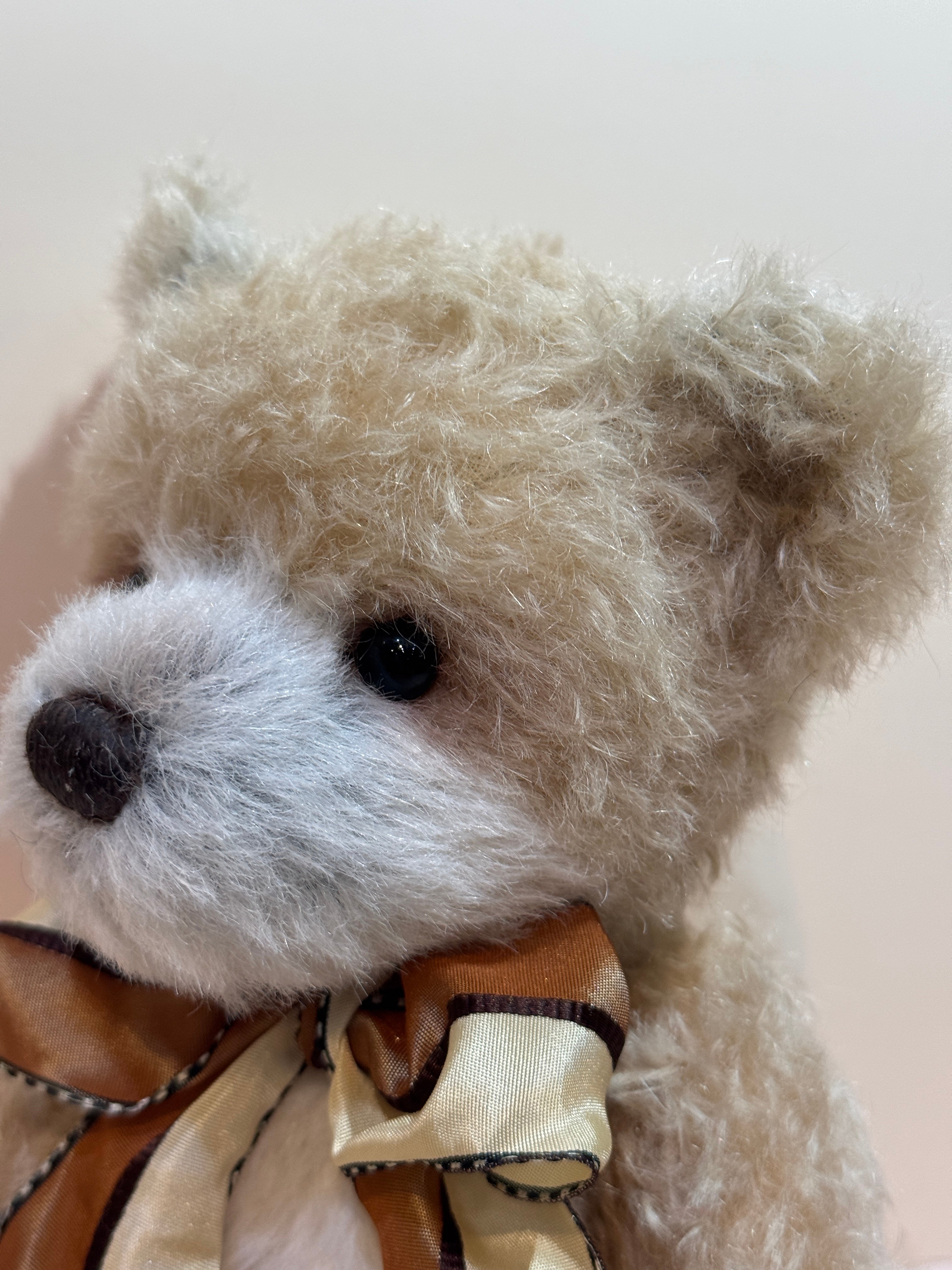 COCO Bear ｜ハンドメイドテディベア｜ジャーマンモヘア｜Teddy Bear