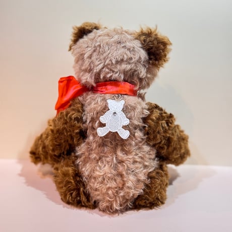 Classic Roar 32cm｜鳴くハンドメイドテディベア・グロワラー入り｜ツートンモヘア・肉球｜Teddy Bear JIJI