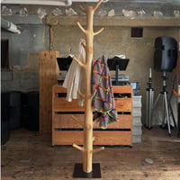 USED  WOODEN POLE HANGER