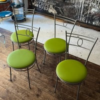JAPAN USED “OLIVER” VINYL LEATHER STOOL