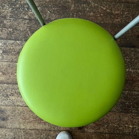 JAPAN USED “OLIVER” VINYL LEATHER STOOL