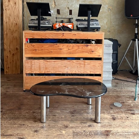 USED IRON FRAME LOW TABLE