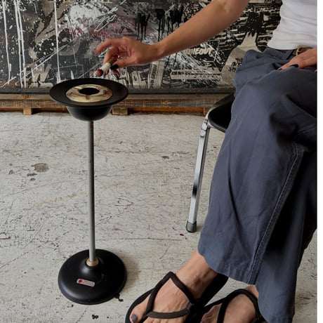 JAPAN USED  STANDING ASHTRAY