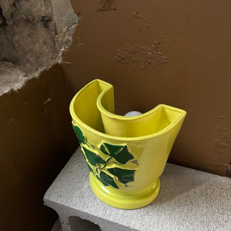 VINTAGE  50'S TV PLANTER CERAMIC LAMP