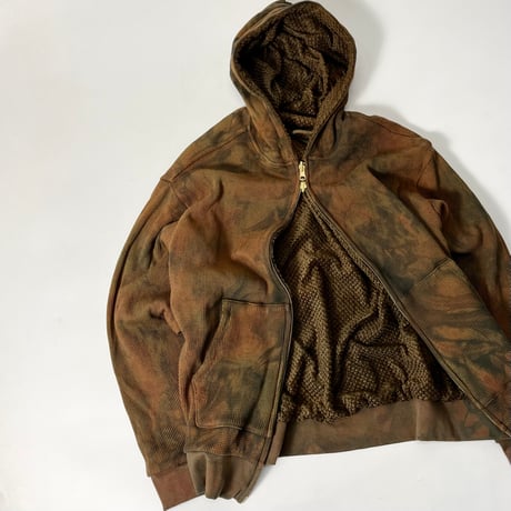 diidii "Reversible Double Raschel Hoodie"