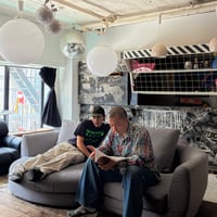 JAPAN USED  "COLONEL" FABRIC COUCH SOFA