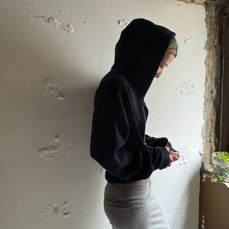 COOME "WAFFLE ZIP UP HOODIE"