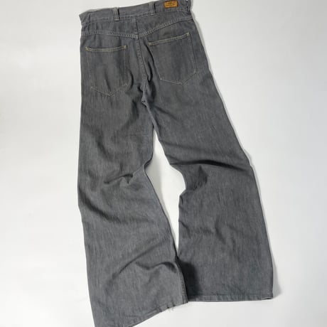 USED "RALPH LAUREN" WIDE FLARE DENIM PANTS