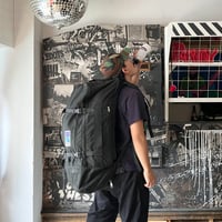 USED 90'S "MEI" 2WAY NYLON BIG BAGPACK