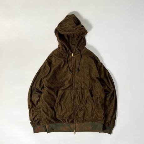diidii "Reversible Double Raschel Hoodie"