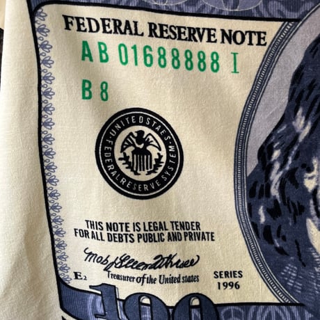 NEW 100$ BILL BEACH TOWEL
