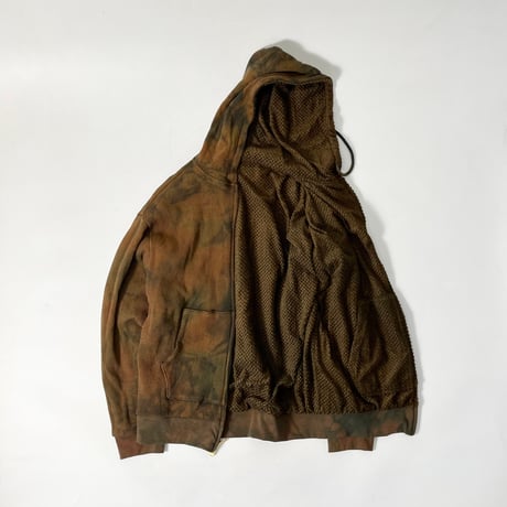 diidii "Reversible Double Raschel Hoodie"
