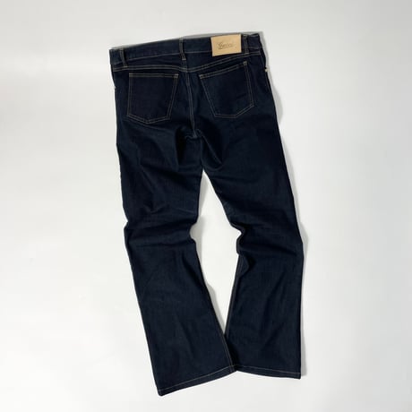 USED "GUCCI" LOW-RISE DENIM PANTS