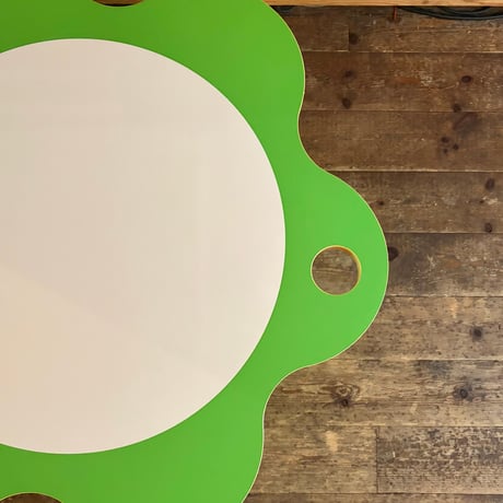 USED WOODEN FLOWER CENTER TABLE