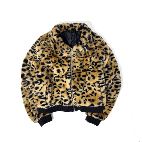 USED 00S "NO BOUNDARIES" LEOPARD FUR JACKET