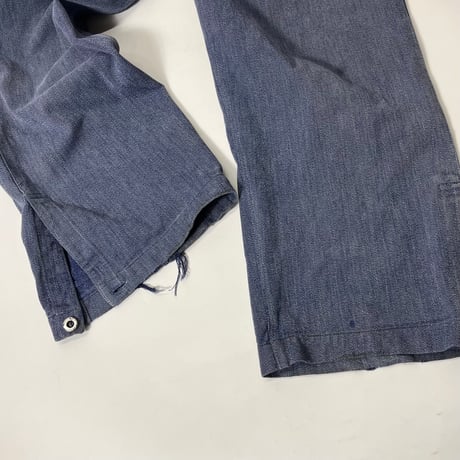 VINTAGE 50-60'S "SWISS ARMY" DENIM TROUSERS