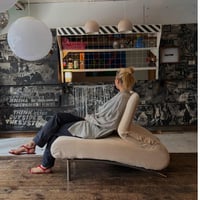 USED UNKNOWN MOVABLE IRON FRAME FABRIC 1P SOFA