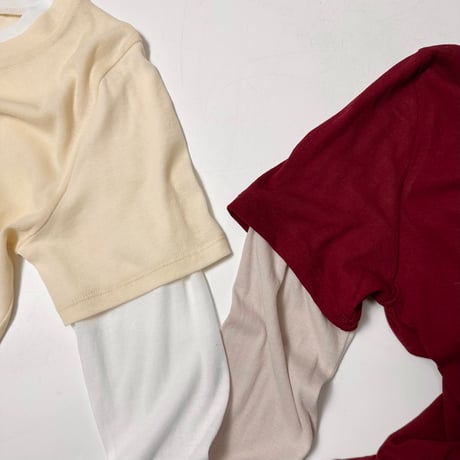COOME "SHEER LAYERED TOP"