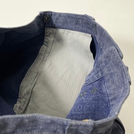 VINTAGE 50-60'S "SWISS ARMY" DENIM TROUSERS