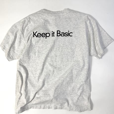 USED "YOUR BASIC T-SHIRT / KEEP IT BASIC" T-SHIRT