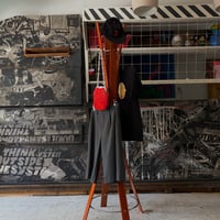 USED  90'S "ASPLUND  MONDO” WOODEN COAT RACK